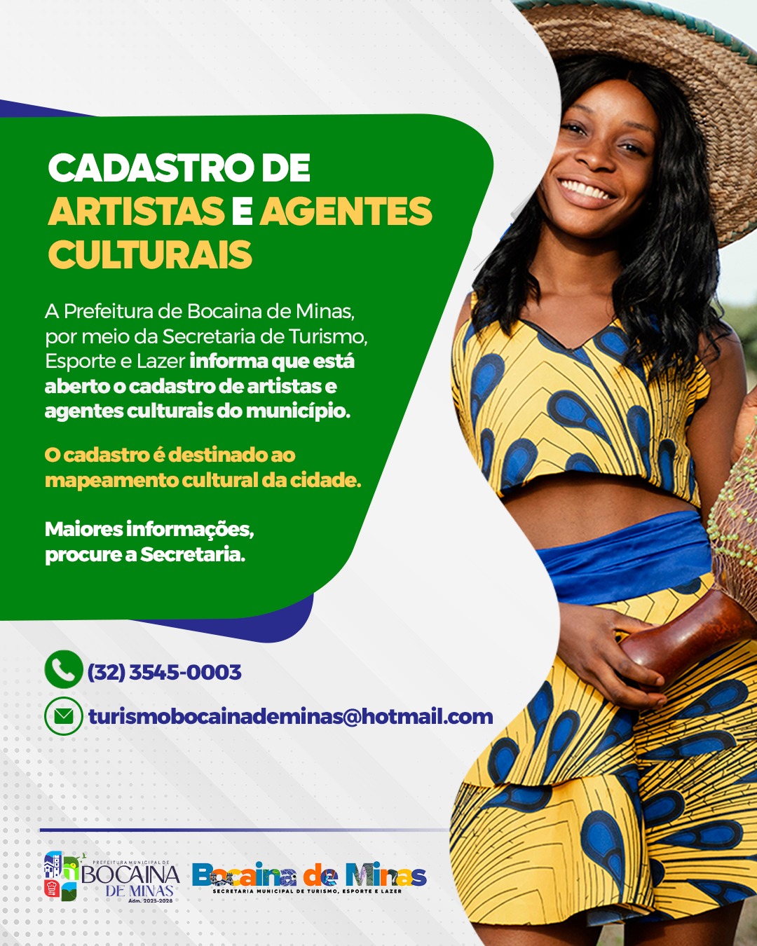Cadastro de artistas e agentes culturais